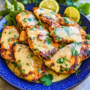 Grilled Salsa Verde Pepper Jack Chicken Recipe