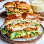 Chicken Caesar Croissant Sandwich Recipe