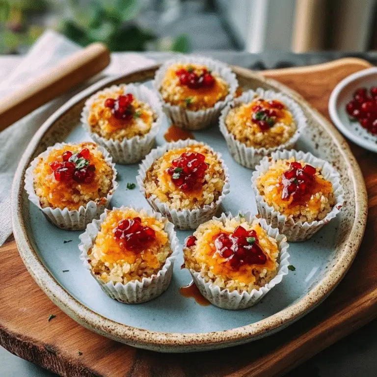 Baked Rice Cups Recipe