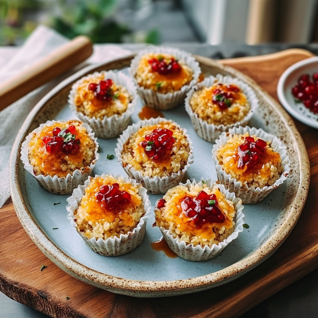 Baked Rice Cups Recipe
