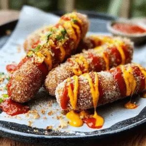 Homemade Vegetarian Corn Dogs Recipe