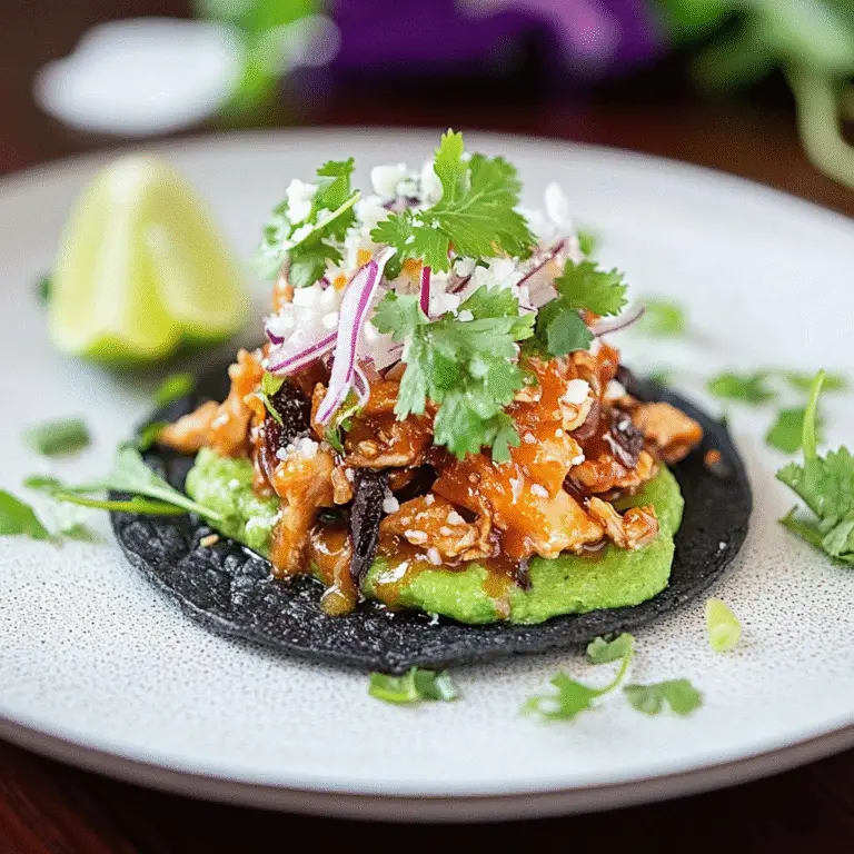 Rotisserie Chicken Blue Corn Tostada Recipe