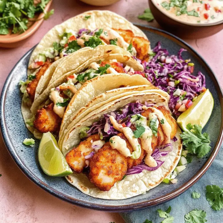 Easy Weeknight Baja Fish Tacos Recipe