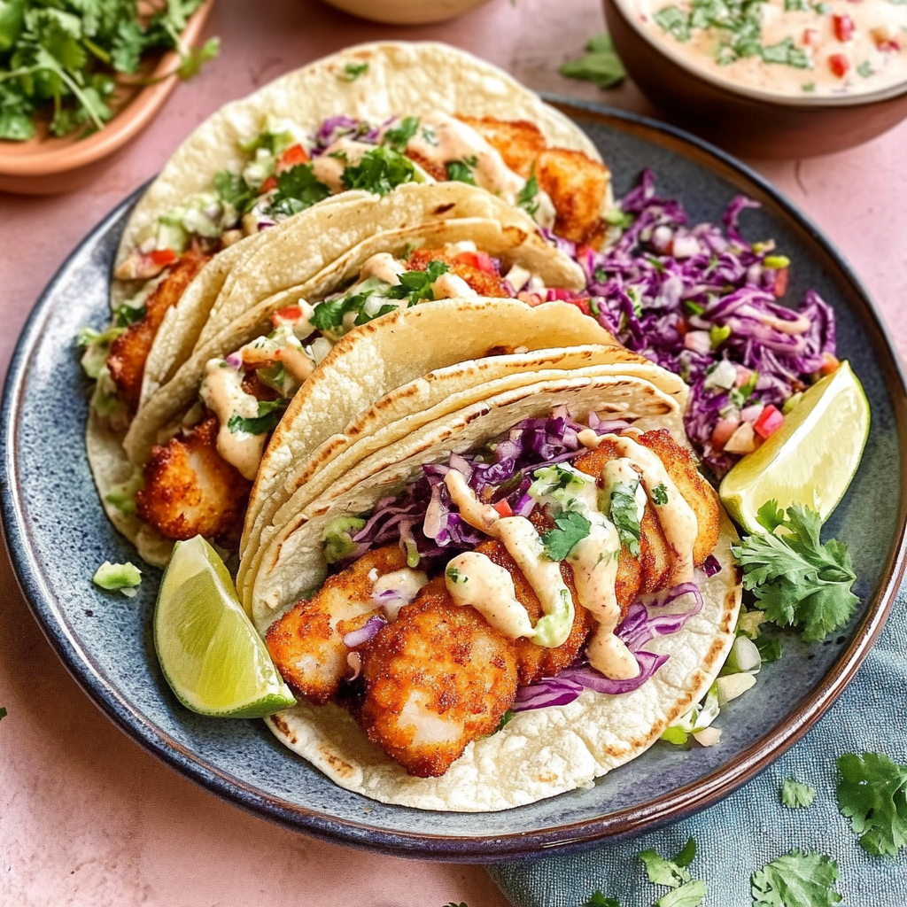 Easy Weeknight Baja Fish Tacos Recipe