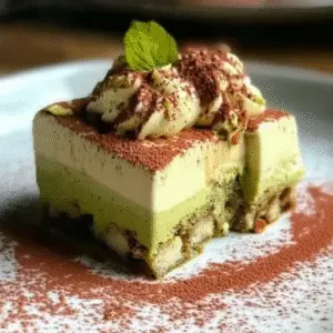 Irresistible Pistachio Tiramisu