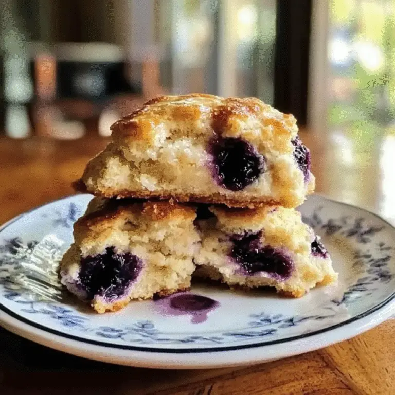 Blueberry Cinnamon Crunch Cathead Biscuits