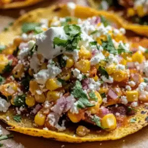 Mexican Street Corn Tostadas Recipe