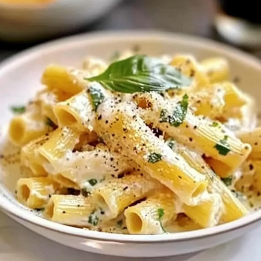 One-Pot Lemon Ricotta Rigatoni Recipe