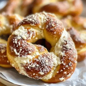 Soft Pretzels with Parmesan & Hard Cider Cheese
