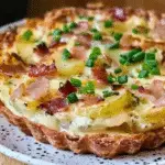 Potato, Bacon and Green Onion Quiche Recipe