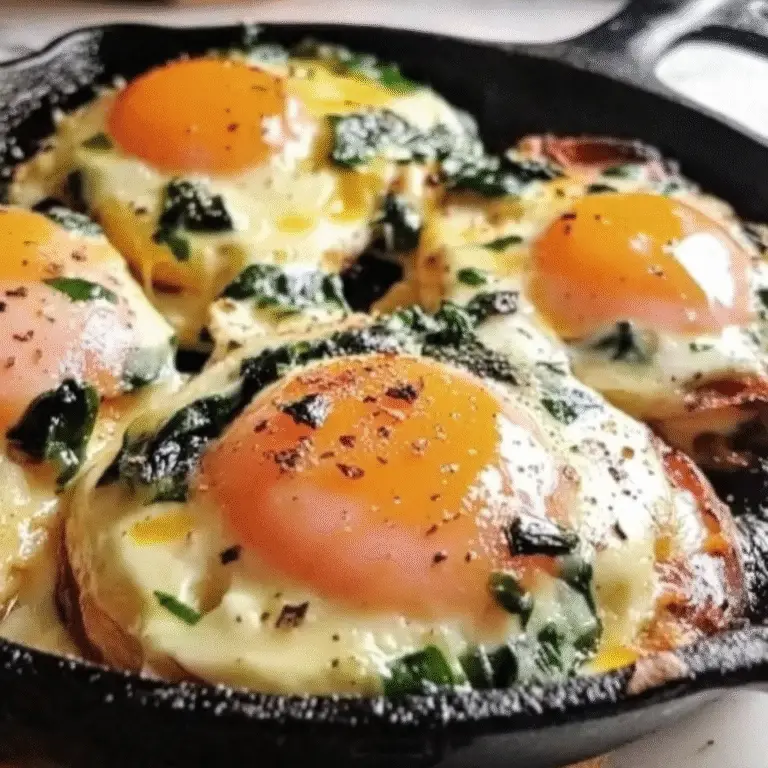 Baked Eggs Florentine Recipe
