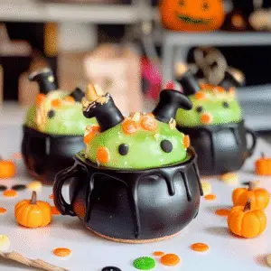 Halloween Cauldron Cookie Creation