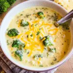 Creamy Crockpot Broccoli Cheese Soup Recipe