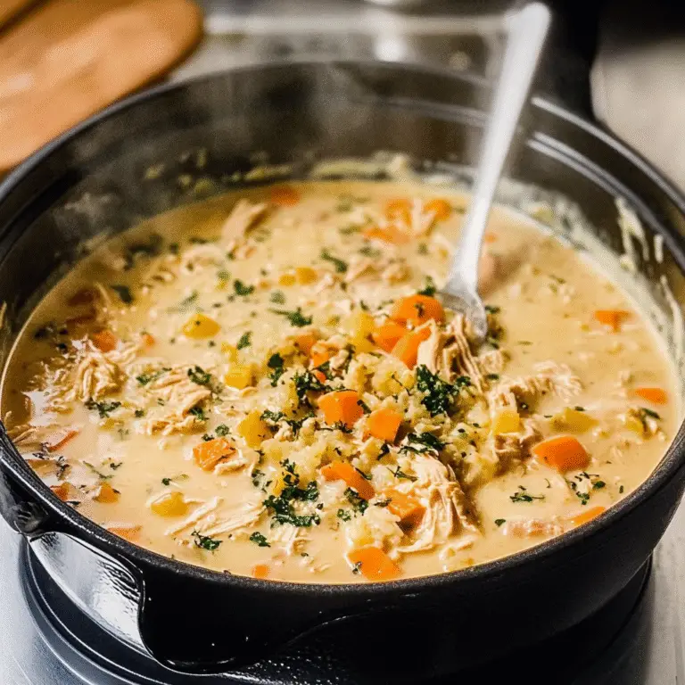 Crockpot Chicken and Rice Soup