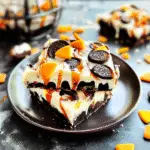 White Chocolate Halloween Oreo Bark Recipe