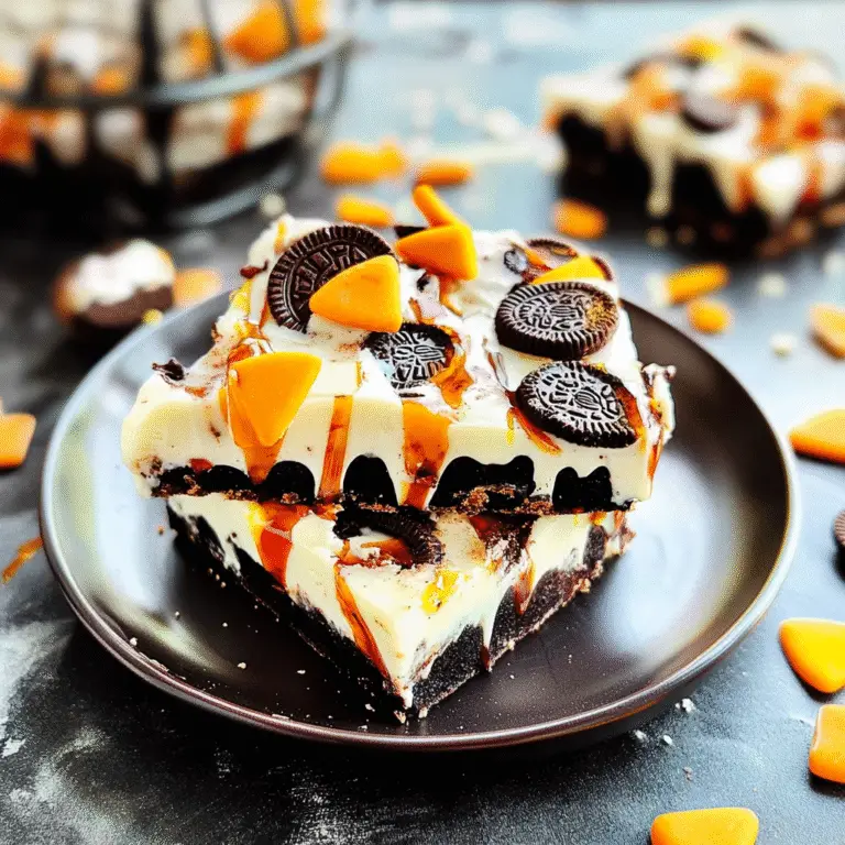 White Chocolate Halloween Oreo Bark Recipe