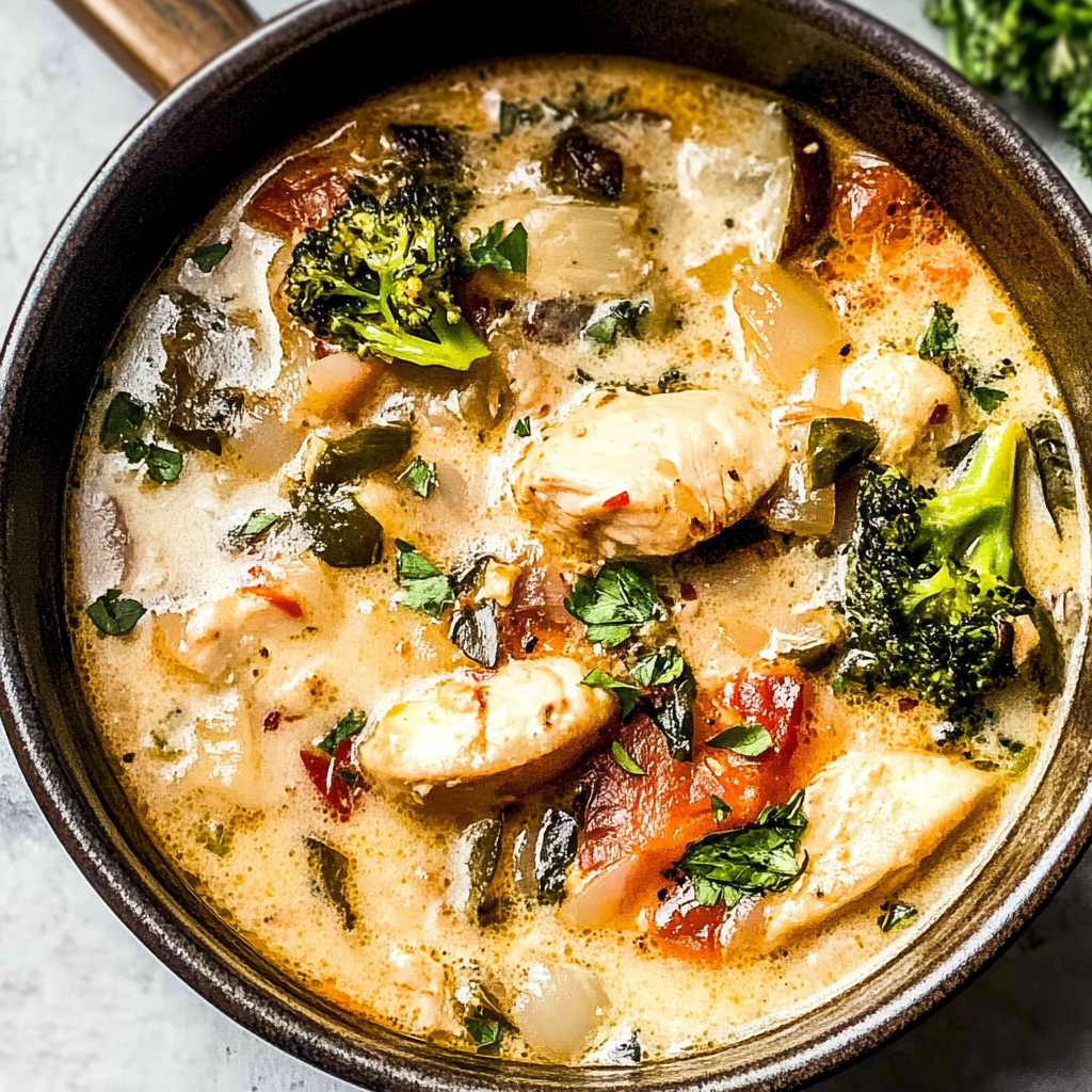 Cozy Tuscan Chicken Soup Recipe