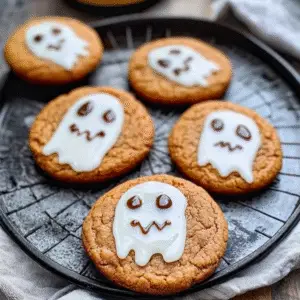 Ghost Brown Butter Pumpkin Cookies Recipe