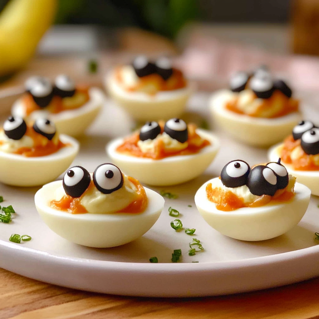 Spooky Spider Deviled Eggs