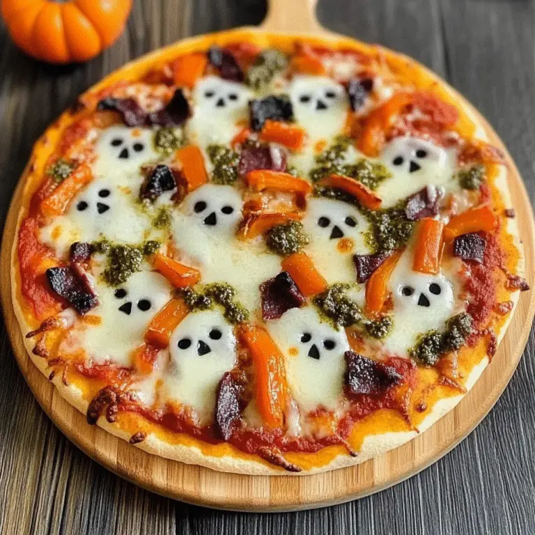 Vegan Ghost Pizza