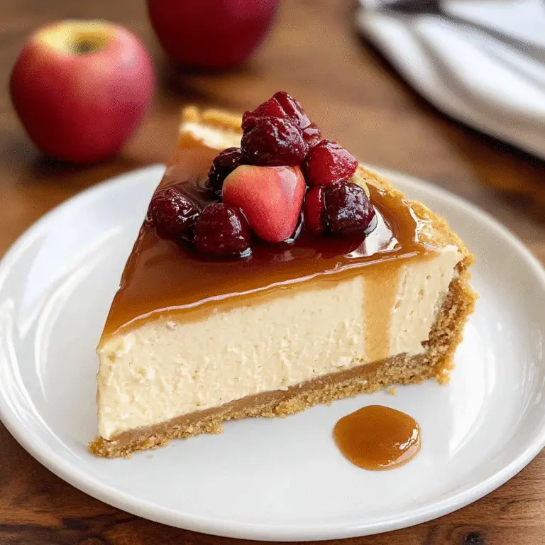 Apple Cider Cheesecake Recipe