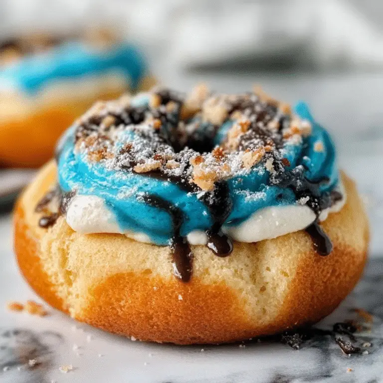 Cookie Monster Cinnamon Rolls Recipe
