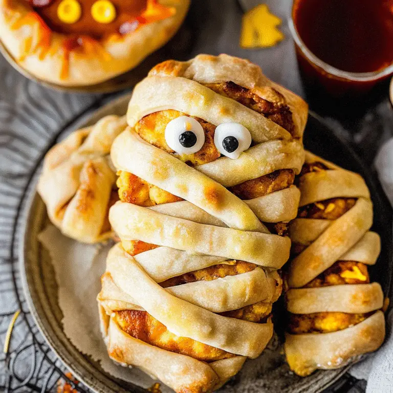 Halloween Mummy Breakfast Rolls Recipe