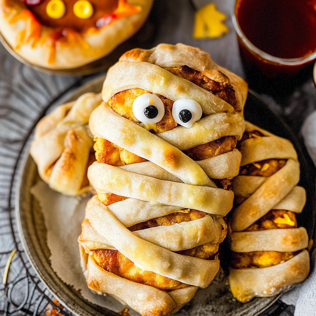 Halloween Mummy Breakfast Rolls Recipe