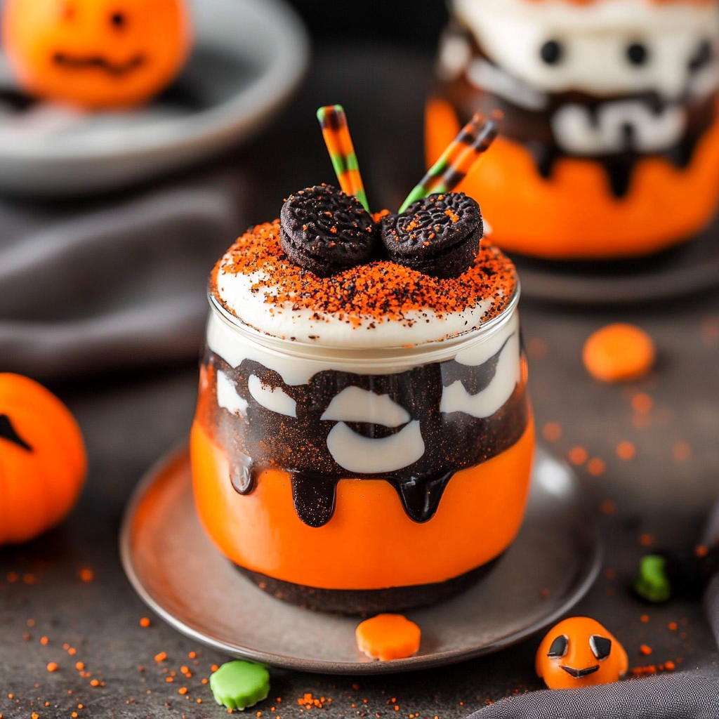 Easy Halloween Oreo Dirt Cake Recipe