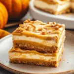 Delicious Swirled Pumpkin Cheesecake Bars