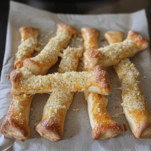 Cheesy Halloween Breadstick Bones Recipe