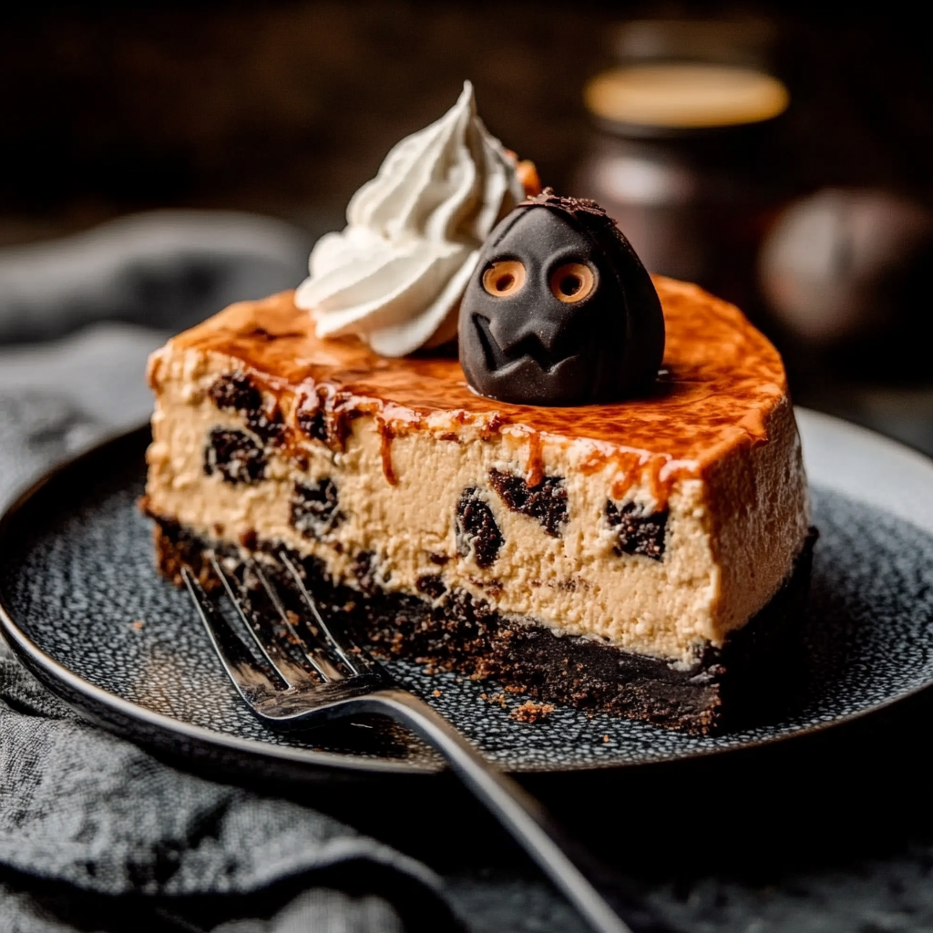 Halloween Cookies and Cream Cheesecake Recipe
