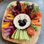 Halloween Vegetable Tray Appetizers Recipe