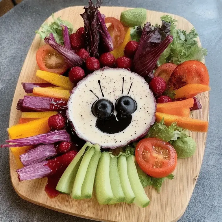 Halloween Vegetable Tray Appetizers Recipe