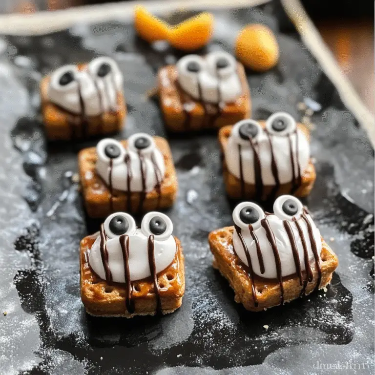 Googly Eye Pretzel Kisses Recipe