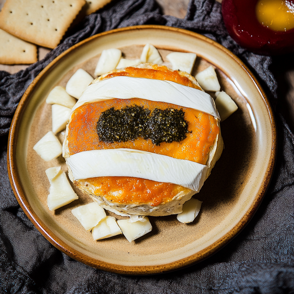 Mummy-Wrapped Brie