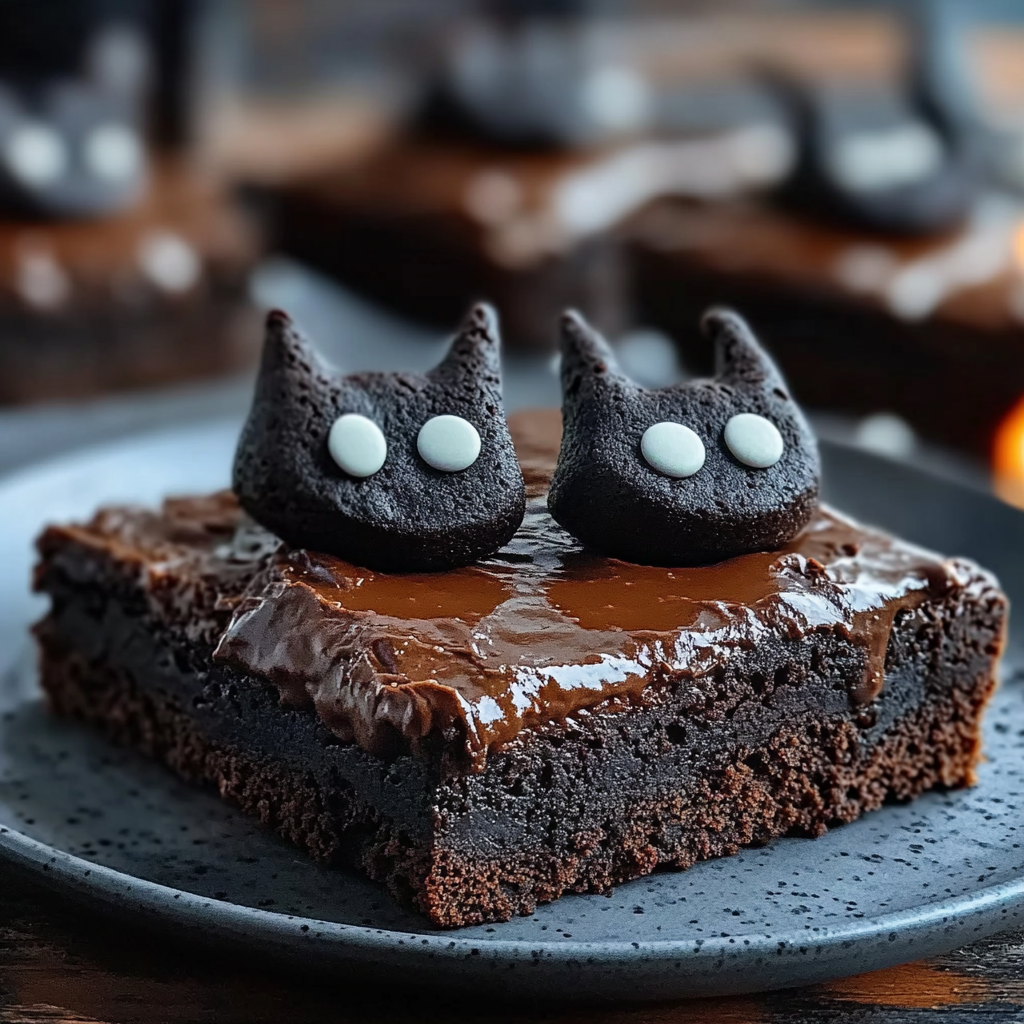 Irresistible Bat Brownies
