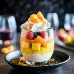 Candy Corn Fruit Parfaits