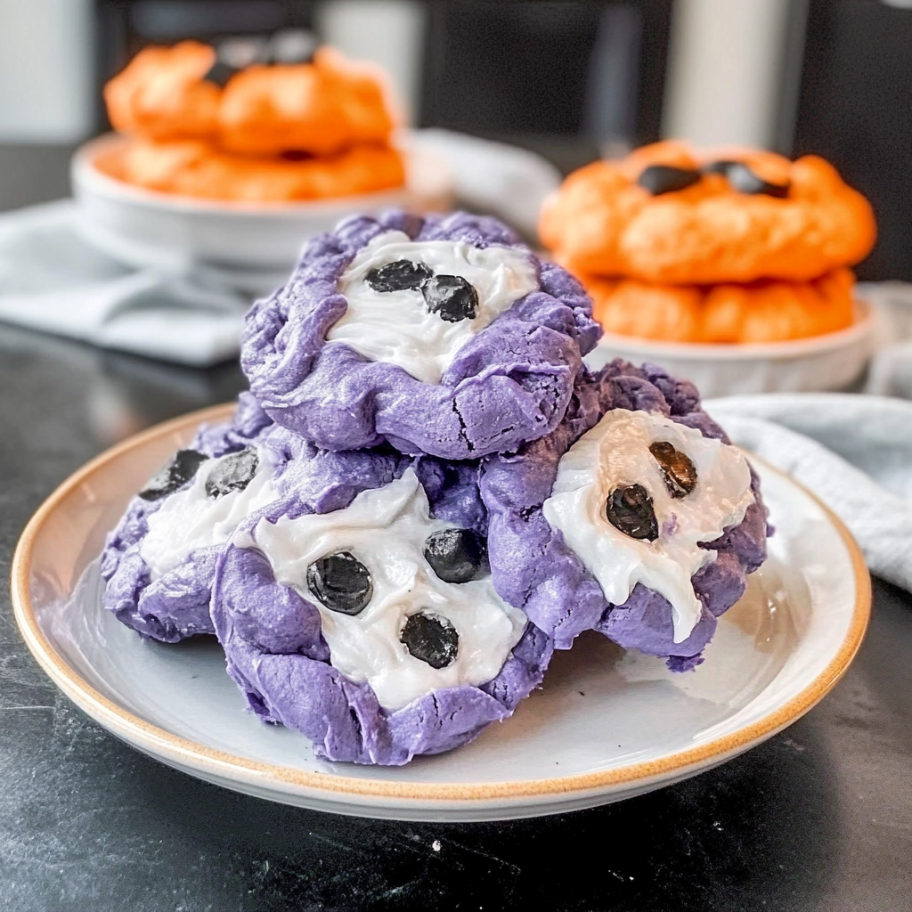 Halloween Crinkle Cookies Recipe
