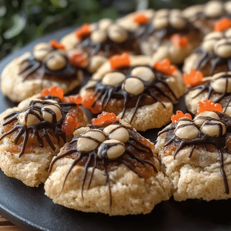 Peanut Butter Spider Cookies Recipe