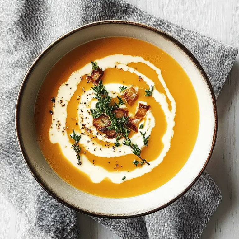 Classic Roasted Butternut Squash Soup Recipe