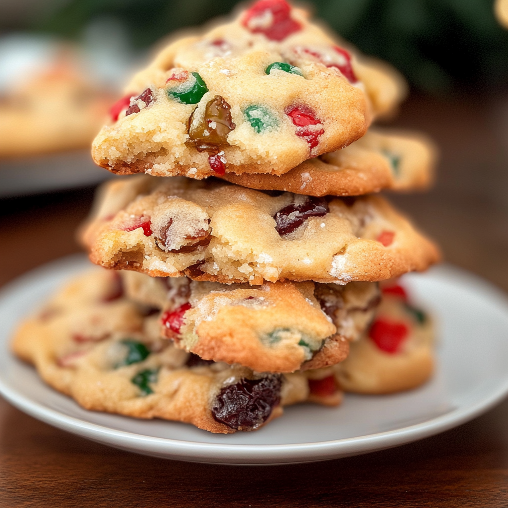Christmas Fruitcake Cookies Recipe