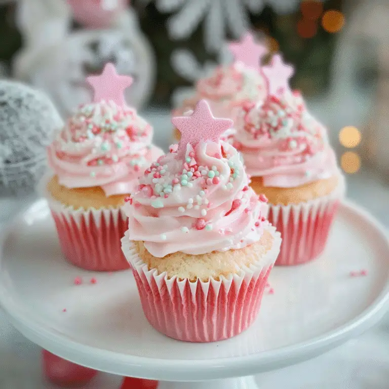 Pink Winter Wonderland Cupcakes Recipe