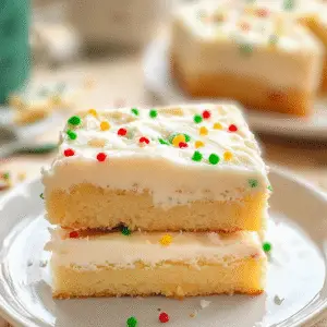 Christmas Sugar Cookie Bars Recipe