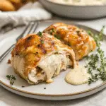 Chicken Wellington with Dijon Cream Sauce Recipe