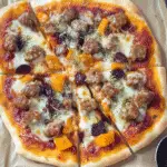 Cozy Fall Pizza with Sausage and Squash Recipe