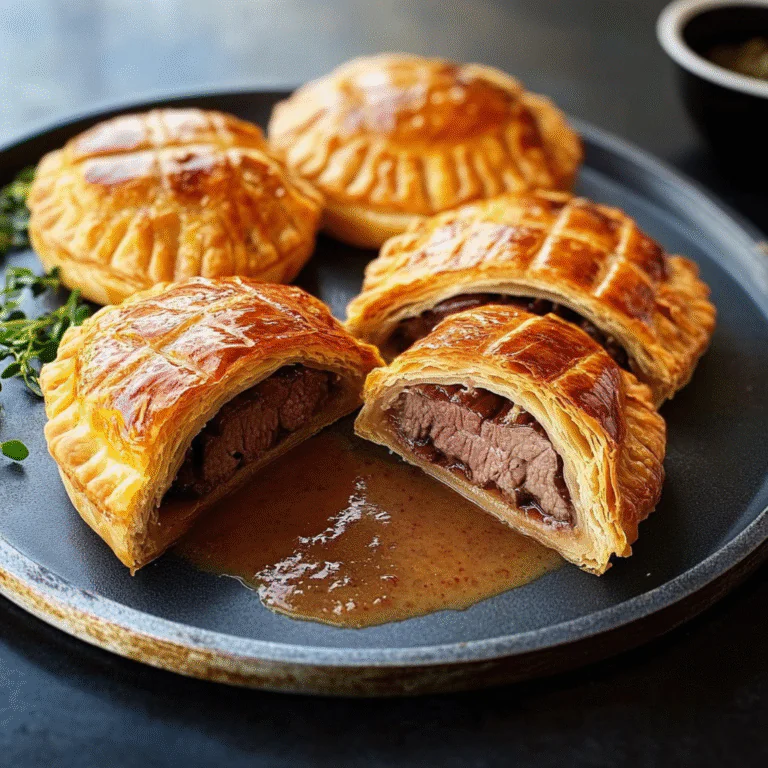 Mini Individual Beef Wellingtons Recipe