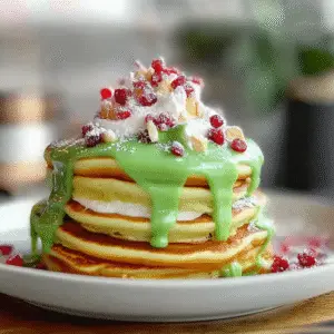 Grinch Pancakes