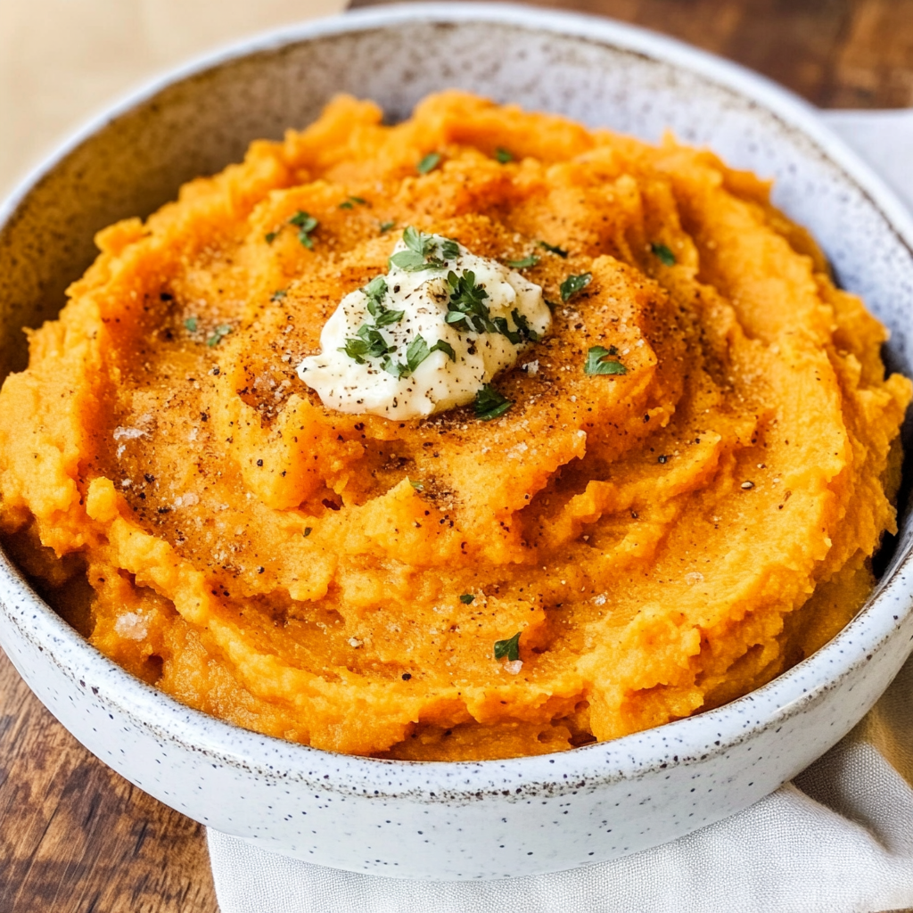 Creamy Mashed Sweet Potatoes Recipe