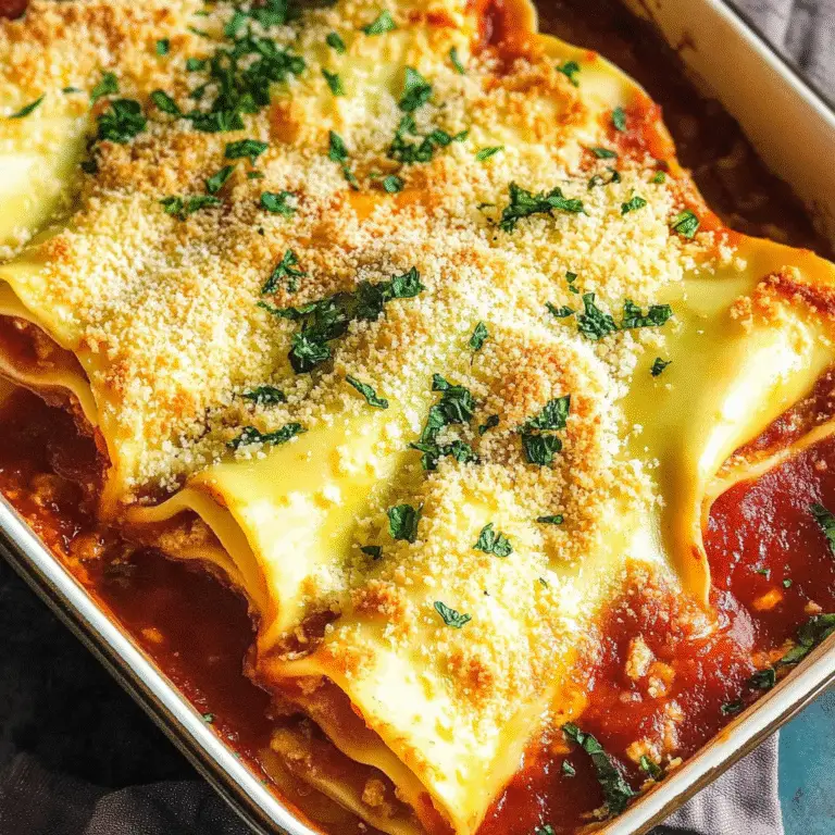 Authentic Italian Manicotti Recipe